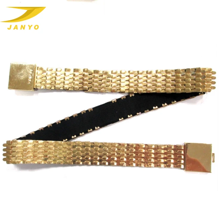 
Factory professional custom fashion women metal golden belt 