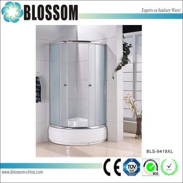 economic simple shower stall unit with acrylic  ABS tray
