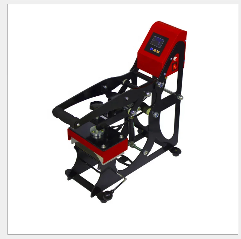 2in1 Dynamic magnetic semi-automatic baking cap machine Cap pressing machine Multi-function flat Hat Heat Press Machine