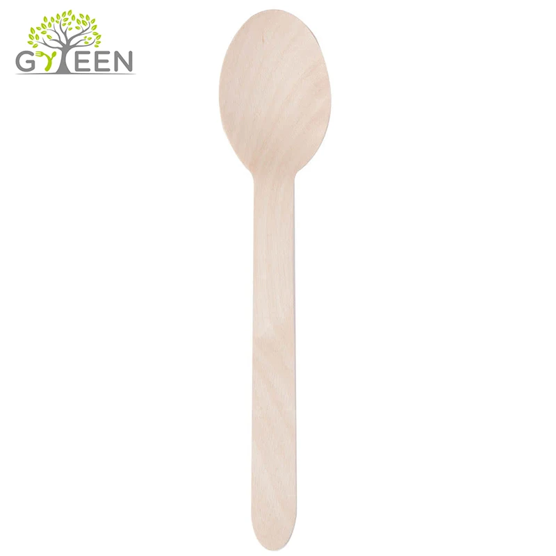 Eco-friendly Wood Cutlery Disposable Spoon Knife And Fork Set