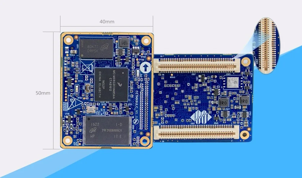 IMX6UL SoM System on Module ARM-A7 Core Board Supports Linux Yocto