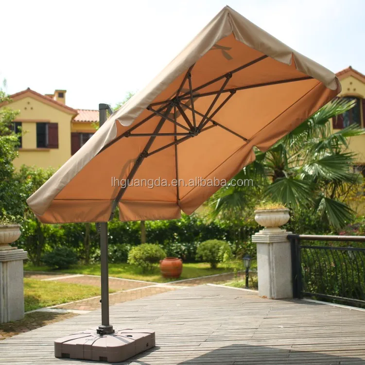 alum beach umbrella with base Roma hanging  outdoor garden umbrellas