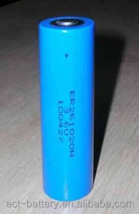 
HOT SALE! High quality ER 261020 1.5Ah 3.6v lithium ion battery cell Lithium Thionyl Chloride Battery ER261020 