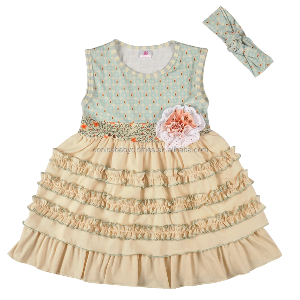 
Children boutique outfit sets mustard pie remake baby girls 2018 