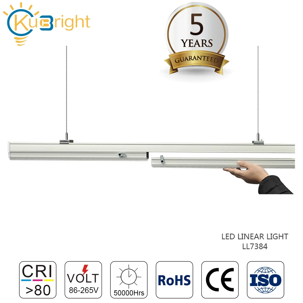 Dali 60w 80w LED Linear Light Trunking supermarket linear lighting system