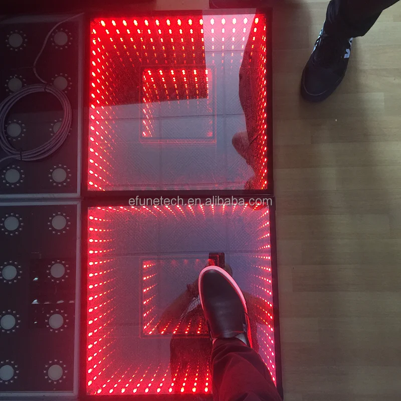 interactive bar furniture infinity table light up illuminated infinity led desk with remote control