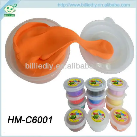 Orange Super Light Clay Packed in plastic box