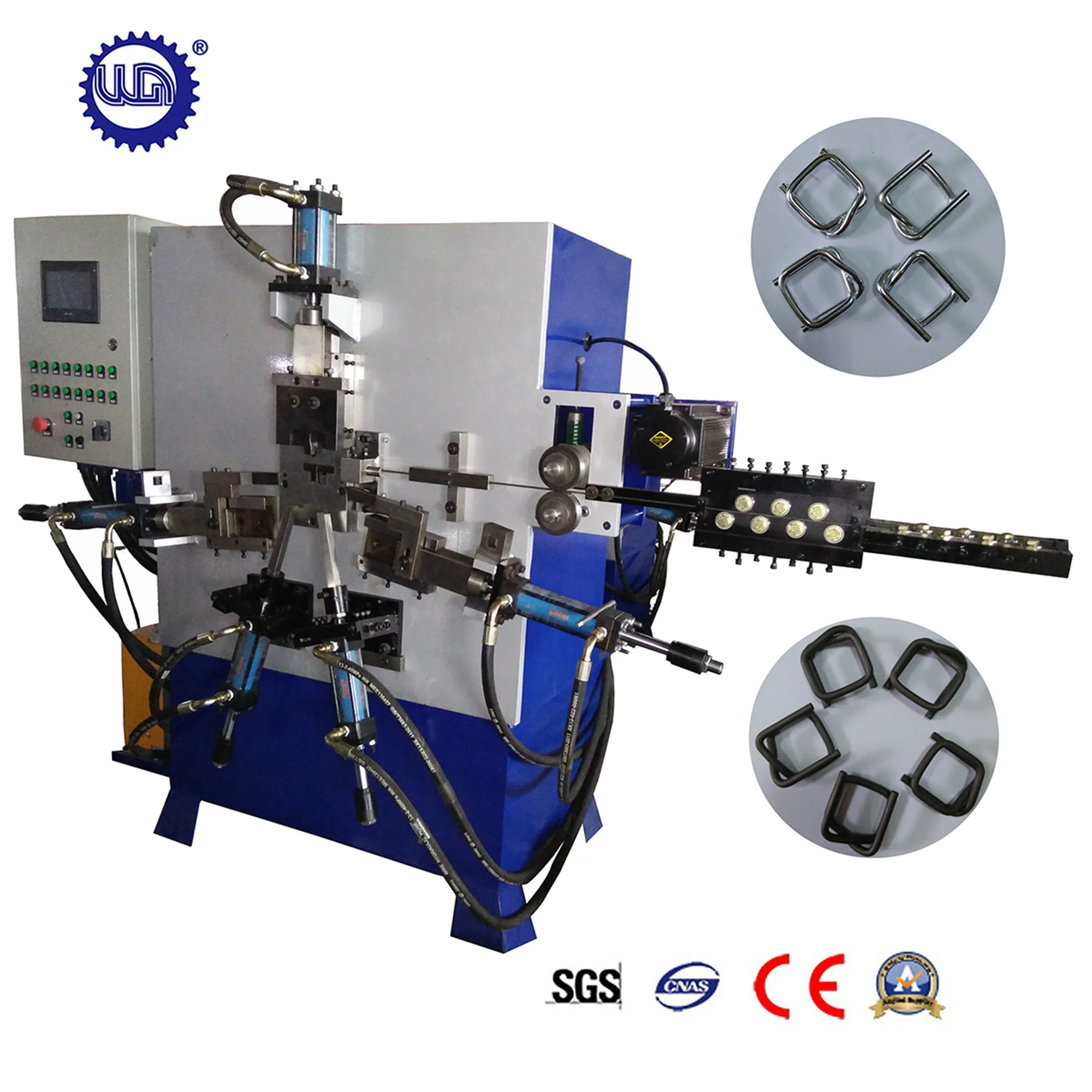 
Hydraulic Wire Polyester Strapping Buckle Making Machine 