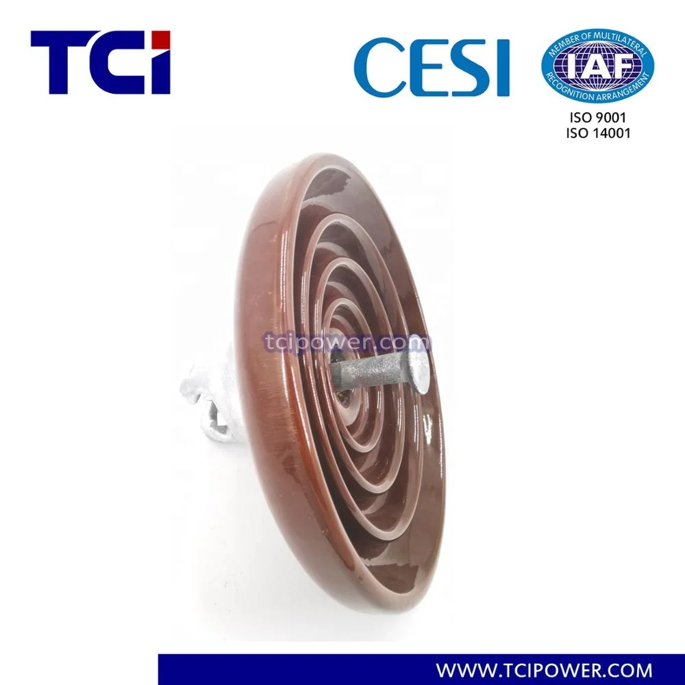 
U160BL porcelain insulator ceramic insulators for sale ceramic insulators on power lines disc type 