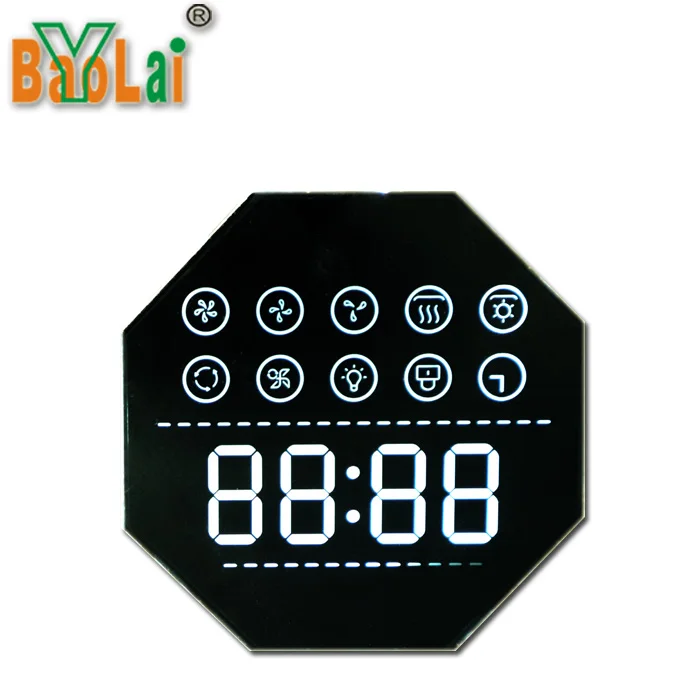 Chinese LCD Supplier Custom 7 Segment LCD Display For Measuring Equipment/speedometer