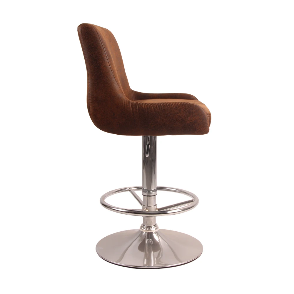 
Wholesale PU leather Seat Swivel High Bar Counter Stools with Back 