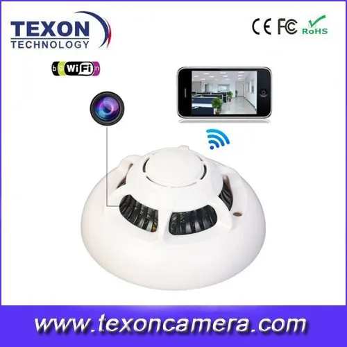 беспроводной детектор дыма скрытой камерой sm001w