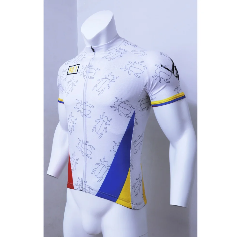 China OEM factory custom or original design Lycra Anti-UV breathable quick dry cycling jersey