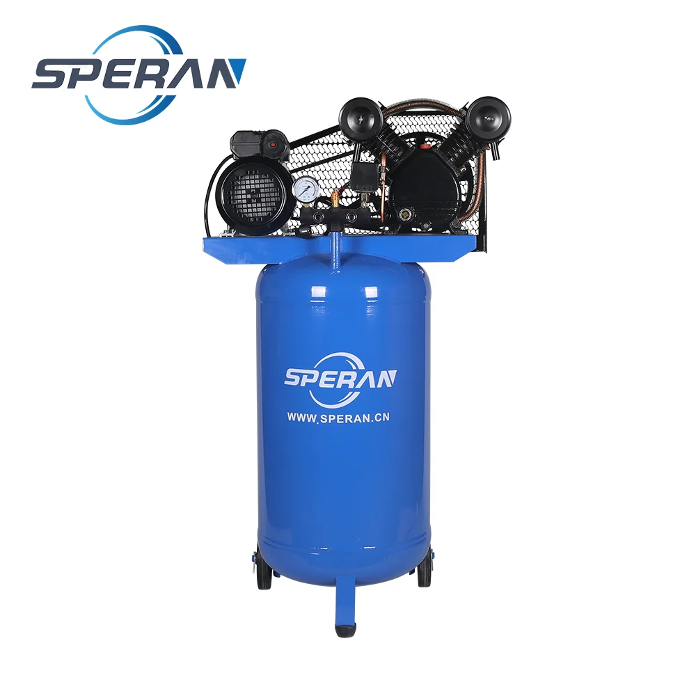 Вертикальный стенд вертикальный ручной портативный мобильный 3hp промышленный с ременным приводом высокого давления Электрический воздушный компрессор