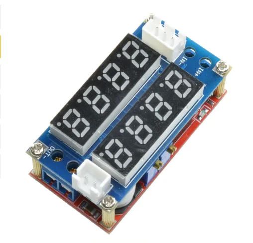 Понижающий зарядный Модуль F85 5A с регулируемой мощностью CC/CV цифровой вольтметр амперметр дисплей светодиодный