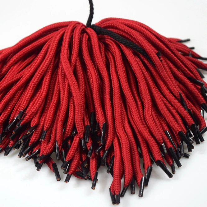 Double polyester braided colorful cotton paper bag rope handle