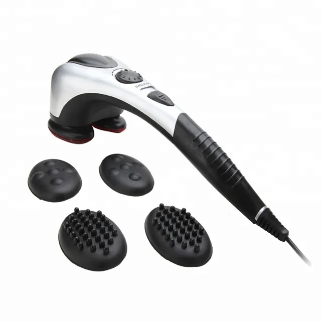 Powerful dual head handy body massager deep tissue percussion handheld massager LY-614A