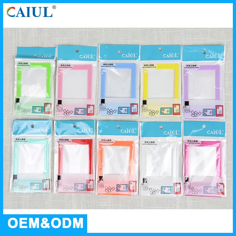 Factory direct sale 3 inch plastic picture frame wedding decoration for fujifilm instax mini 8/9/10 film 7/8/25/50/ photo frame