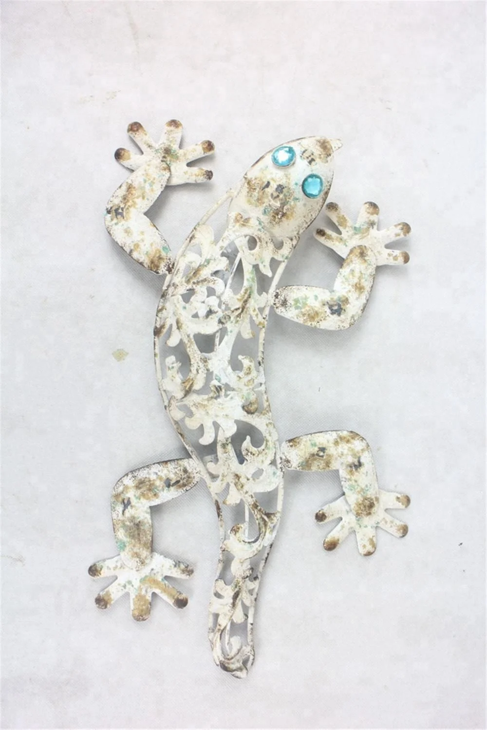 metal wall hanging art lizards decoration
