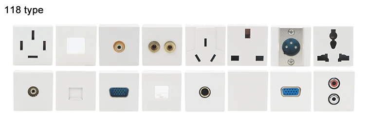 Differencce Types 110v or 220v Flip Up Floor Box Socket Plugs Outtlet US standard 2 us sockets