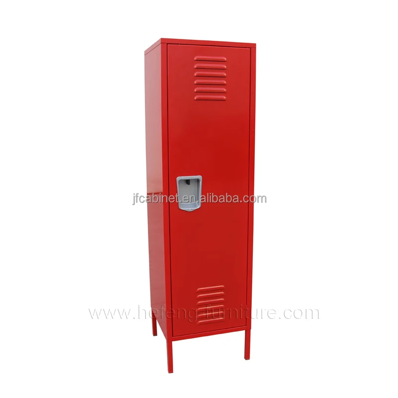 Knock Down 3 Shelves Bedroom Use Kids Mini Steel Locker