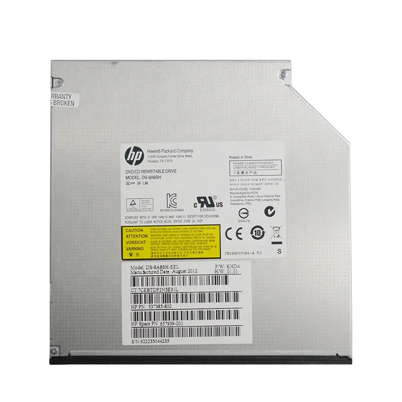 PLD DS-8A8SH 12,7 мм дисков SATA писатель для ноутбука внутреннее