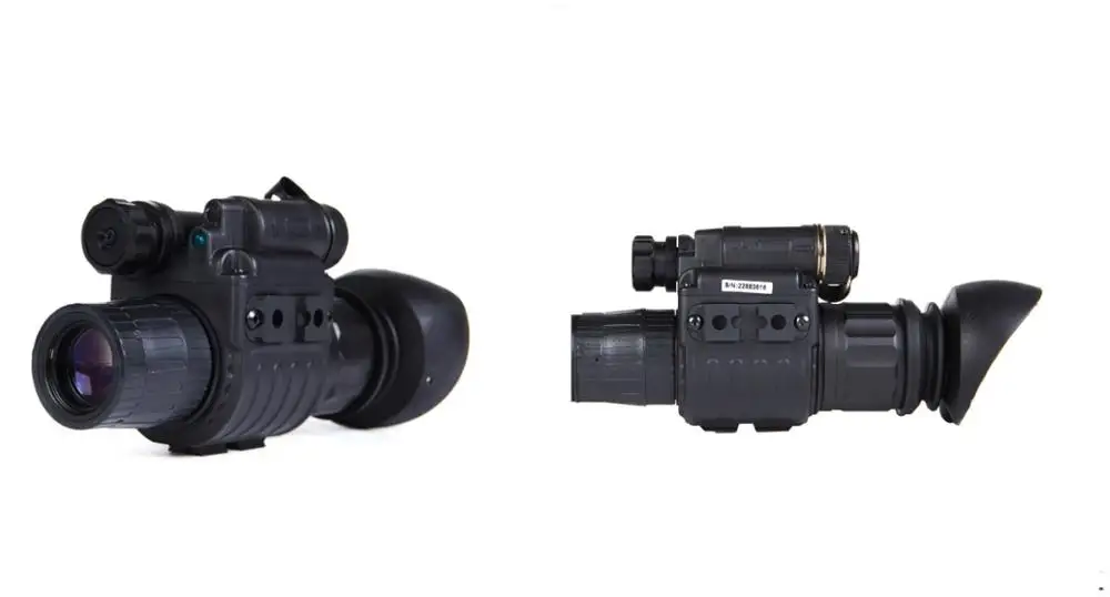 Gen2+ Head/Helmet Mounted Night Vision Monocular with Infrared and 1X night vision objective lens