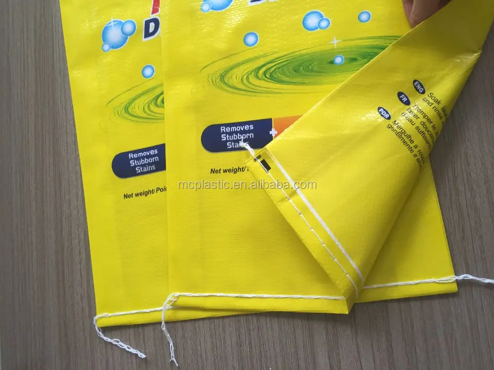 
detergent powder plastic packaging bag 