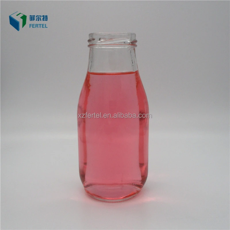 
wholesale customized logo cute empty 250ml glass milk drinking bottles with colored straw lids 