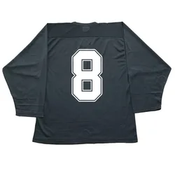 Practice ice hockey jersey cheap #8 100% polyester mesh fabric