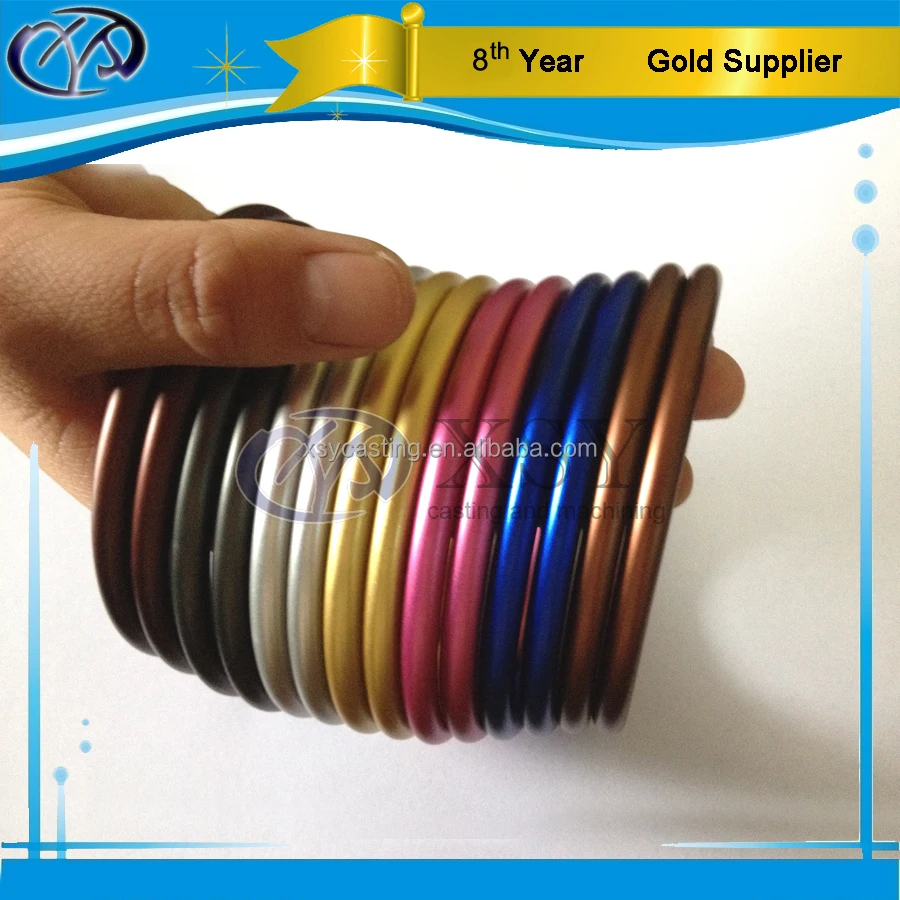 China factory direct 3' anodize aluminum ring baby carrier sling metal rings