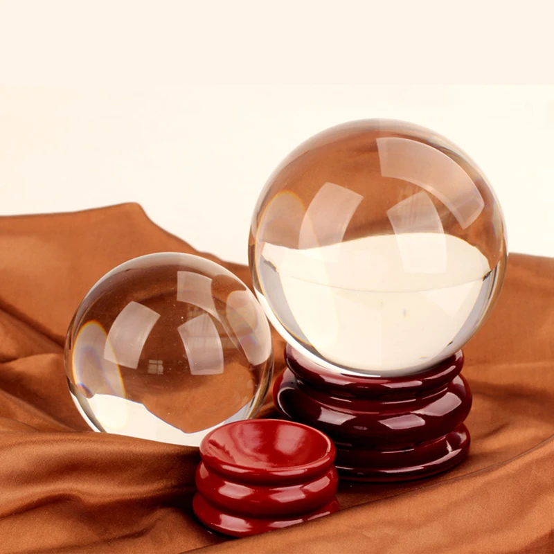 50 мм натуральный кварц прозрачный волшебный кристалл лечебный шар сфера с подставкой