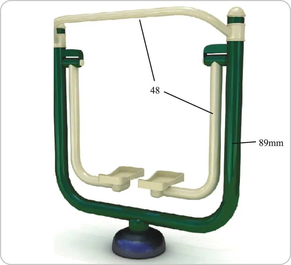 Anti - Static Playground Fitness Equipment / Greenfields Outdoor Fitness Equipment