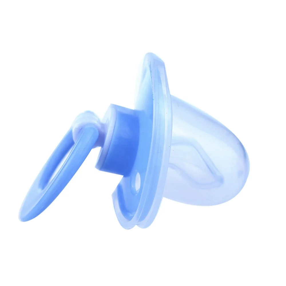 alg Safe Non-toxic Silicone large Nipple pacifier Baby Pacifier with Cover in Set