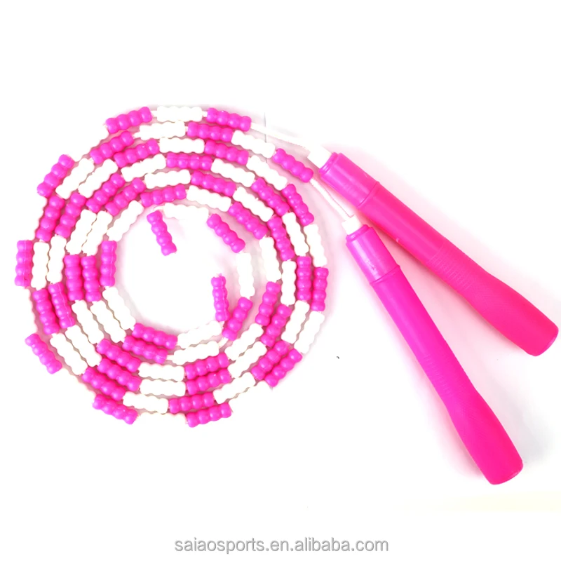 Cheap jump skipping rope pvc rope double dutch bamboo knot rope