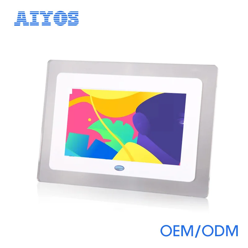 Hotest 7 дюймов TFT LCD Цифровая фоторамка с пультом дистанционного управления Поддержка USB SD MS MMC вход