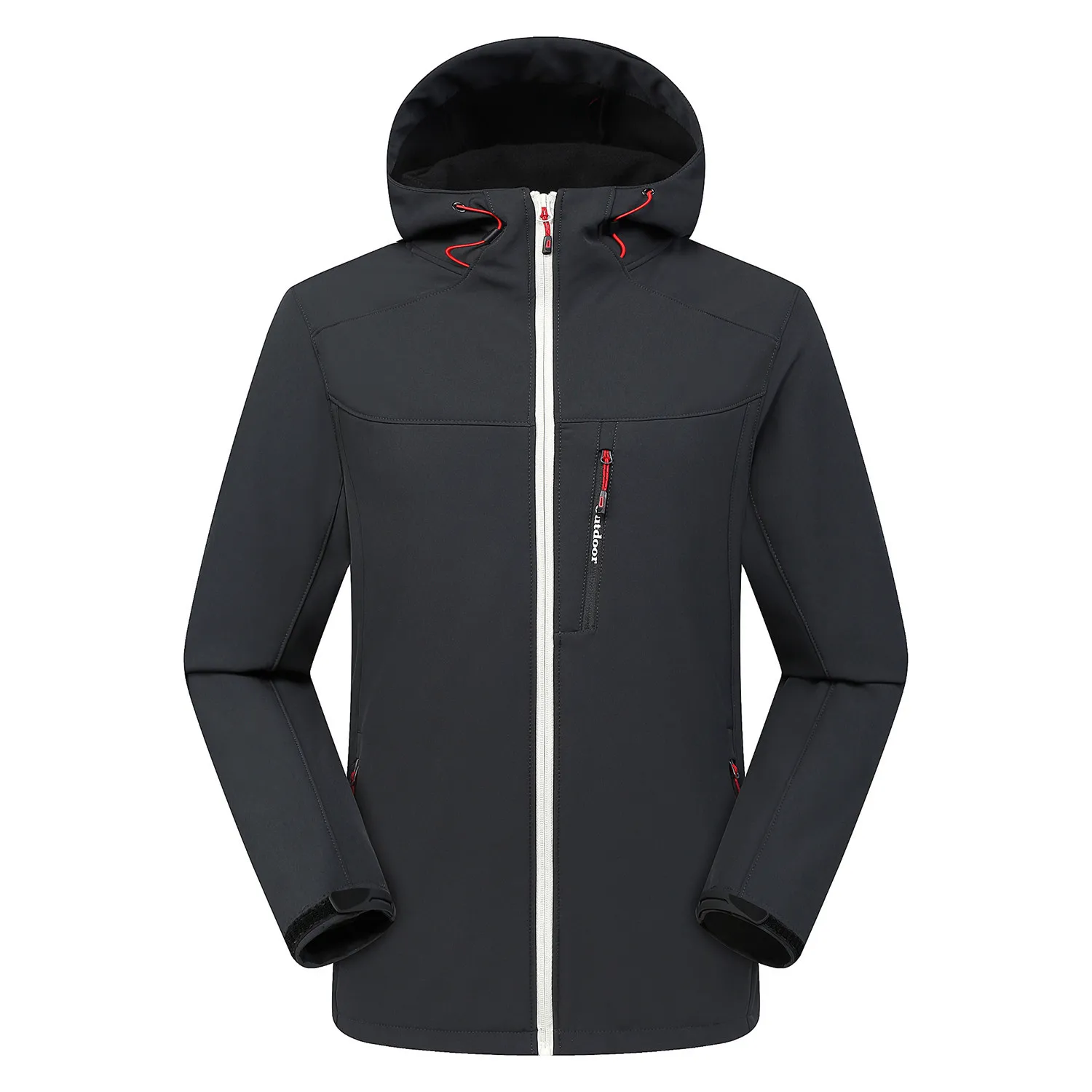
Waterproof jacket embroidery ykk hiking jackette for men 
