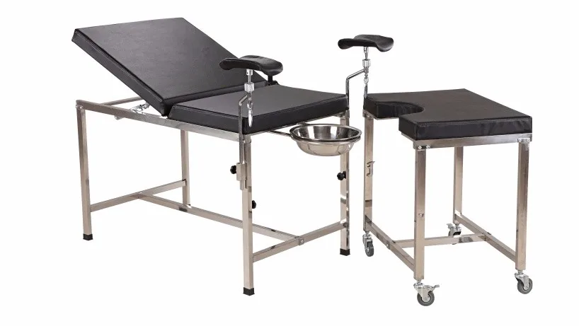 
Hot sell Medical manual Examination bed adjustable Examination Couch Stainless Steel Examination Couch 