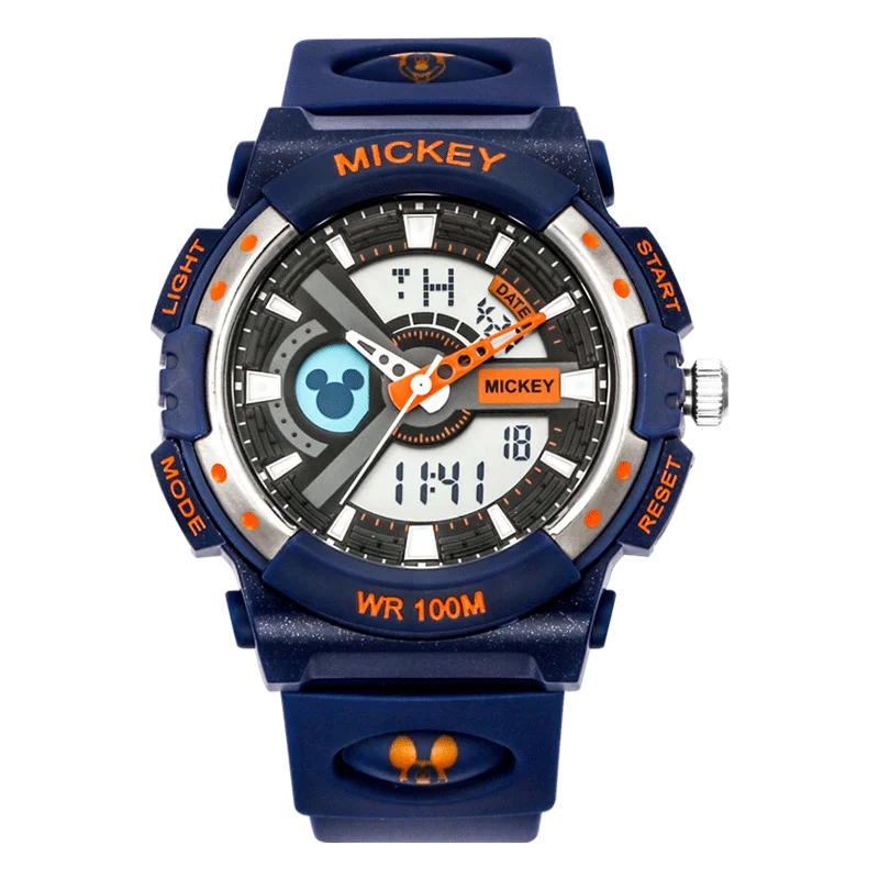 BAIDI Original Brand Disney Digital Watch For Children Luminous Dial Life Waterproof Multi-function Electronic Watch For Boys