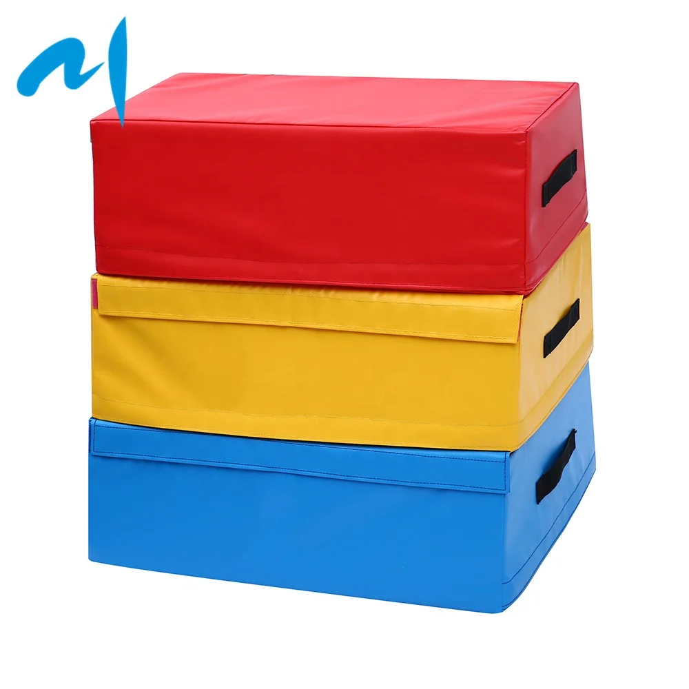 
3 in 1 Plyo Jumping Skill Training High Quality Soft Foam Vault Gymnastics Box 