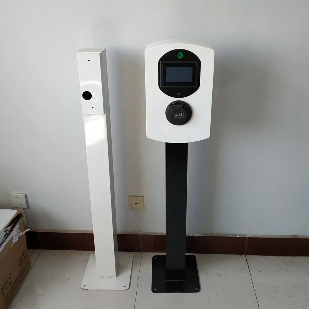 
3.3KW 230V 16A type 2 ev charger evse wallbox,AC charging pile with touching screen,type B RCD,choosing current,OEM 