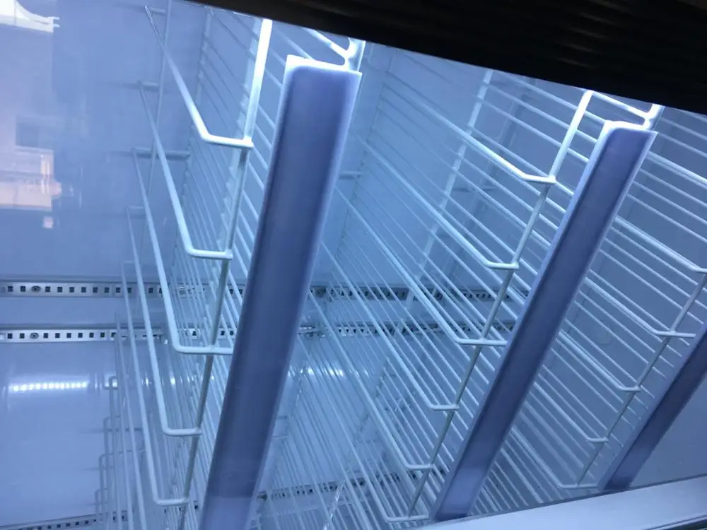 Jiacheng front and rear open used beverage cooler, pepsi upright cooler, convenience store cold drink refrigerator and freezer