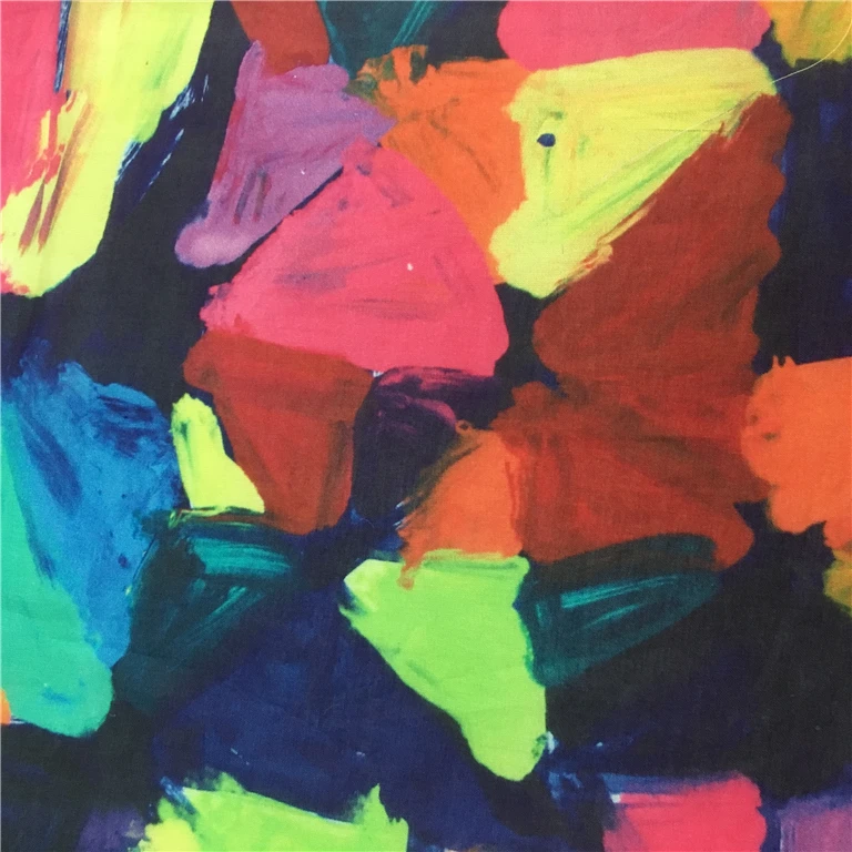 Factory direct custom design flowers digital printing dubai cotton fabric