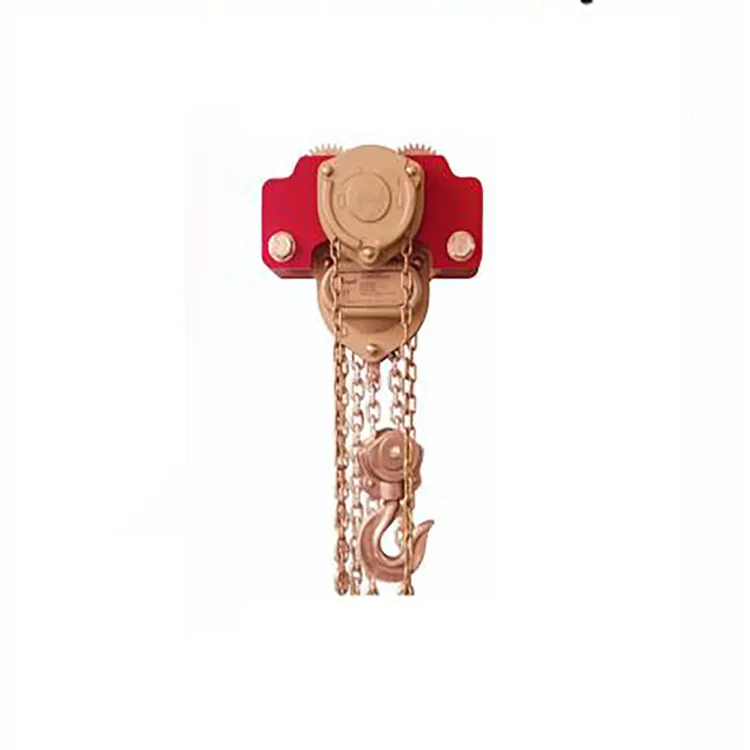 
anti-spark Aluminum bronze alloy ,beryllium bronze hand tools chain hoist with trolley 