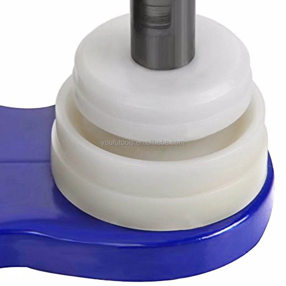 Watch Case Press Watch Back Press Tool Set Closer Crystal Glass Fitting Repair Tool with 12 Nylon Dies Stainless Steel +plastic