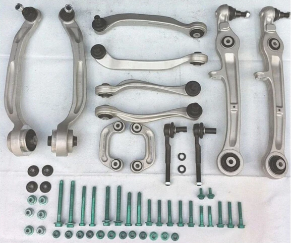 Front Suspension Control Arms With Track Rod Ends Links Kit For A6 C6 OE 4F0498998 4E0411317C 4B0419811Q