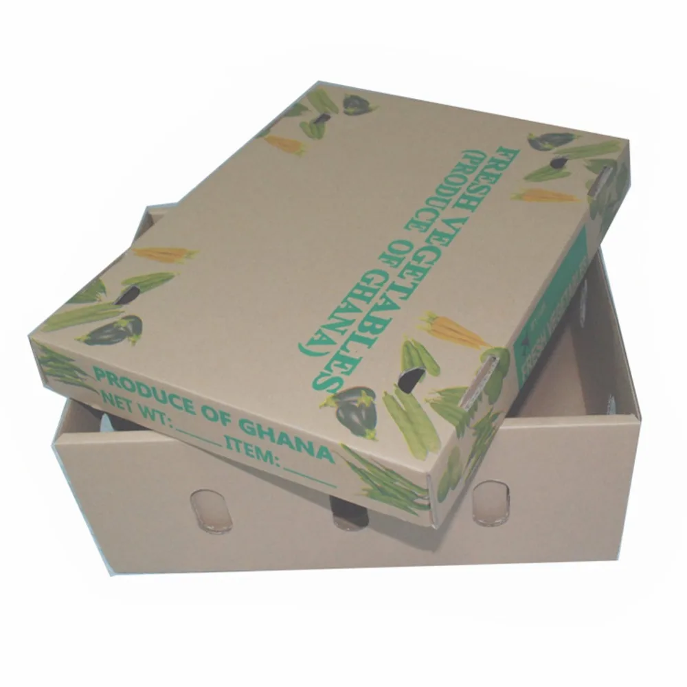 Fruit and Vegetable Use paper packaging box for cucumber