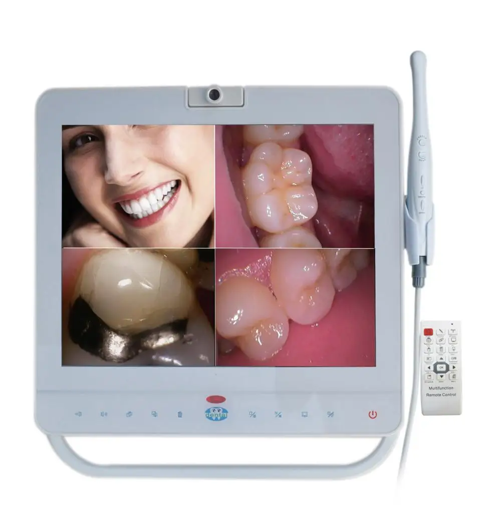 15 inch LCD monitor 2.0 mega Sonny CCD dental intraoral camera RVG AV VGA Output