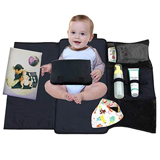 Портативный пеленальный коврик, детский пеленальный коврик, лучший на ходу, складной пеленальный коврик, клатч для путешествий, водонепроницаемый, под заказ