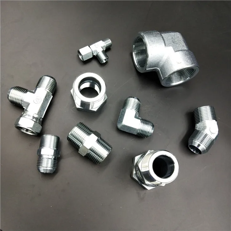 China manufacturer carbon adaptor thread hydraulic fittings nipple
